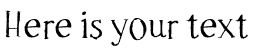 Your preview of Freeride font