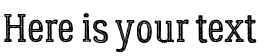 Your preview of Lumberjack Inline Rough font