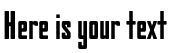 Your preview of Bully font
