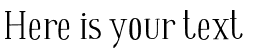 Your preview of Wes font