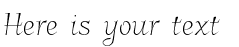 Your preview of Garineldo font