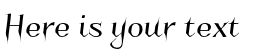 Your preview of Charakterny font