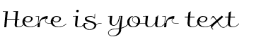 Your preview of Galberik font