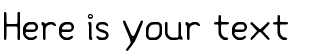 Your preview of Objective font