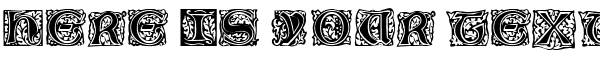 Your preview of Morris Jenson Initialen font