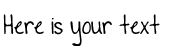 Your preview of To The Point font