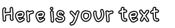 Your preview of Loogie Hawk Outline font