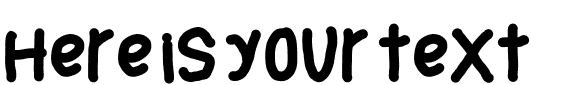 Your preview of Thicker Than font