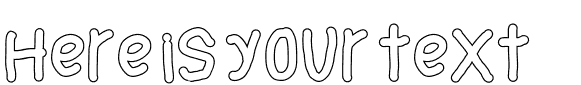 Your preview of Thicker Than Outline font