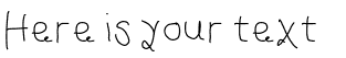 Your preview of Curly Kue font