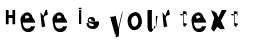 Your preview of Distraught font