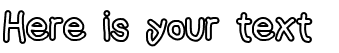 Your preview of AppleStorm Extra Bold Outline font