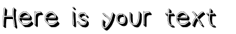 Your preview of AppleStorm Shadow font