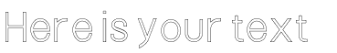 Your preview of Nordica Advanced Outline font