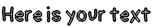 Your preview of Dictator Chalk font