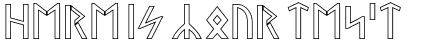 Your preview of Stormning Outline font