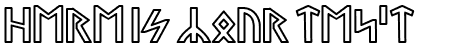 Your preview of Stormning Aesir font