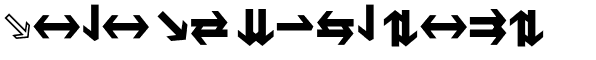 Your preview of Hussar Motorway font