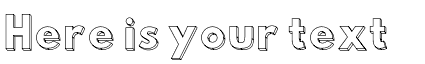 Your preview of Hussar 3D font