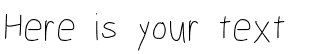 Your preview of Take Off font
