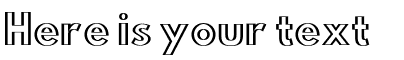 Your preview of Hussar Outliner font