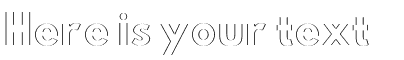 Your preview of Hussar Plate font