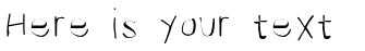 Your preview of Photofail font