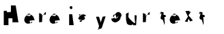 Your preview of Ugly Stick font