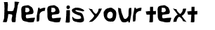 Your preview of Yuck font