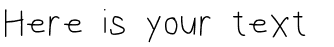 Your preview of Bookmark font