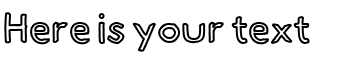 Your preview of Hussar Pisanka Outline font