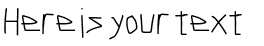 Your preview of Caveman font