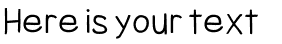 Your preview of Comica font