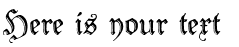 Your preview of Peter Schlemihl font