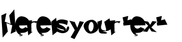 Your preview of Chaingun font
