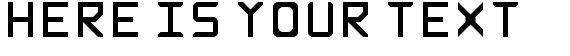 Your preview of Rabbid Highway Sign Caps font