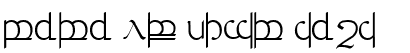 Your preview of Tengwar font
