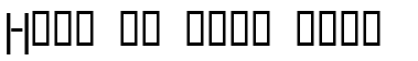 Your preview of Leet Speek font