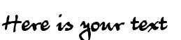 Your preview of Juergen font