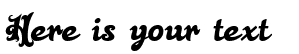 Your preview of Black Rose font