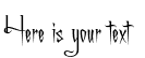 Your preview of a Charming font font