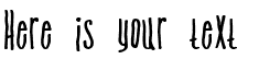 Your preview of Venus flytrap font