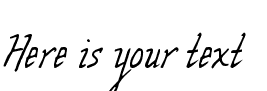 Your preview of Wolven Script font