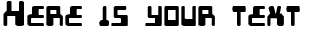 Your preview of xped font