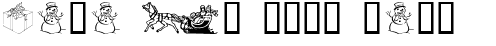 Your preview of XmasClipart2 font
