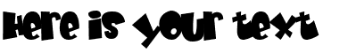 Your preview of Baby Kruffy font