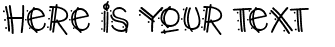 Your preview of Y2K Popmuzik font