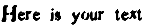 Your preview of Zipple font