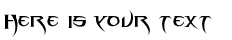 Your preview of Blade II font
