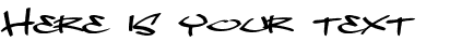 Your preview of Dope Jam font